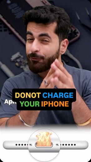 Neeraj Walia | What happens if you charge your iphone using android USB c charger. #tech #technology #ezexplains #apple #charger | Instagram