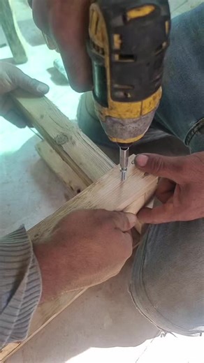 Woodworking Project: Assembling a Wooden Table