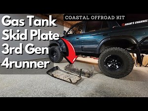 Coastal Offroad Gas Tank Skid Plate - 3rd Gen 4runner