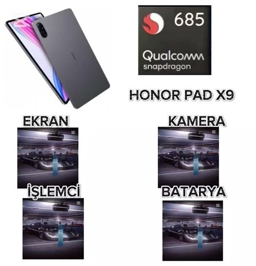 HONOR PAD X9 İNCELEME #ytdayibenionecikarnolur #automobile #akillitelefon #smartphone #xiaomi