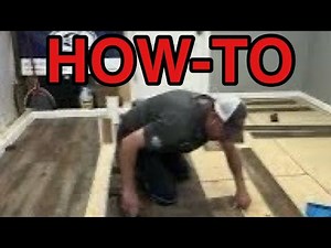 How to install vinyl plank flooring