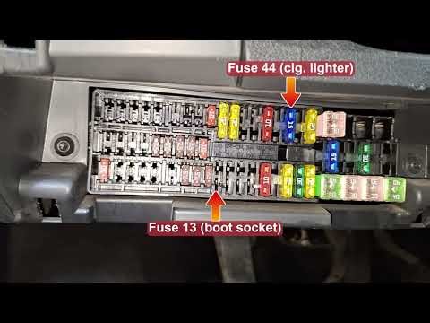 Skoda Fabia MK3 cigarette lighter fuse (12V socket)