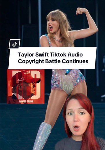Taylor Swift TikTok audio copyright battle continues