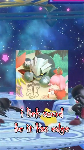 Dark Meta Knight is 62% Dark and Edgy #kirby #kirbystarallies
