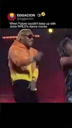 WHEN FUTURE COULDN'T KEEP UP WITH JUICE WRLD DANCING...