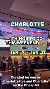 🤩THINGS TO DO THIS WEEKEND IN CLT 🏈 Happy Thursday, Charlotte! Are you looking for activities and things to do this weekend? Check out these events and weekend plans from Charlotte on the Cheap and CharlotteFive! Let me know if there’s anything I missed! What are your plans for the weekend? 👀 📸: Denise Casalez #charlotte #704 #thingstodoinct #charlottenc #clt cltnc cltevents cltlife charlotteliving 2026 CLTpanthers football carolinapanthers | CharlotteFive