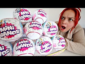 Opening TOO MANY Mini Brands *SUPER RARE GOLD MINI BRANDS*