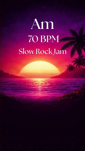 Am Guitar Backing Track - 70 BPM #guitarjam #backingtrack #rockbackingtrack #guitarbackingtrack