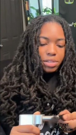 Instant Loc Machine for your #dreadlocks Get yours @instantlocsmachine.com