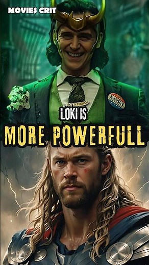 Is Loki Powerful Than Thor ? #marvel #loki #mcu #thor