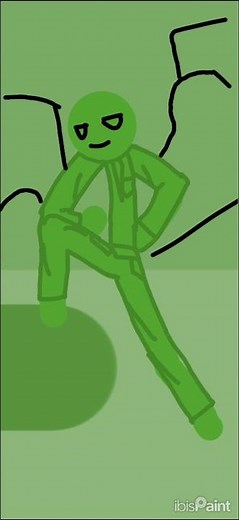 green stick figure