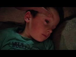 Trying to wake a sleeping child by being annoying