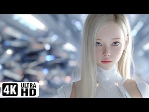 Android Combat Girl | Beautiful Humanoid Androids Girls Year 3097 | Sci-Fi | Future | 4K Part 35