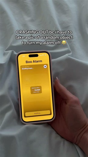 Is this the best alarm in the world? Search "Boo Alarm" on the App Store to download for free