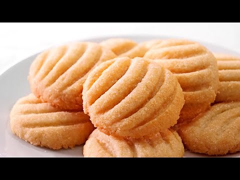 Butter Cookies (only 3 Ingredients) Quick and Easy!