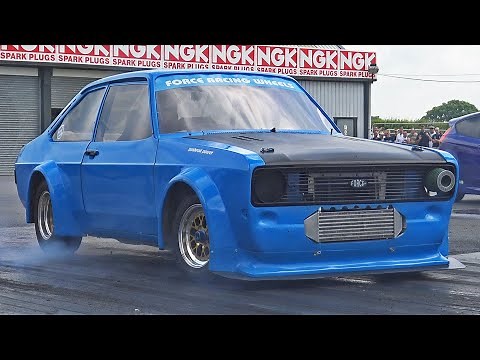 Mk2 Escort Drag Racing Compilation