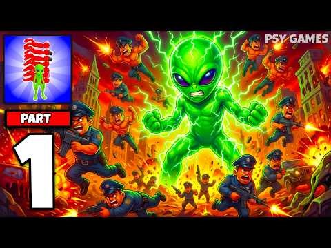 👽Alien Raid Monster Evolution Gameplay Walkthrough Part 1 – Invasion Begins! (Android, iOS)