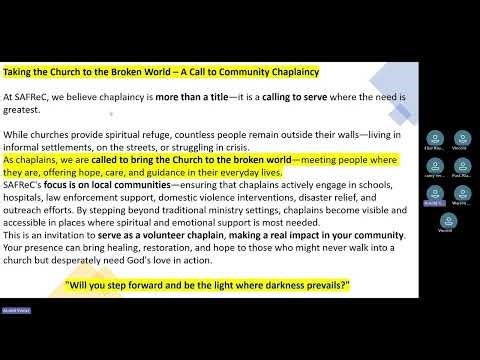 SAFReC Training 2026 - Level 1 -Module 1 - Lesson 2