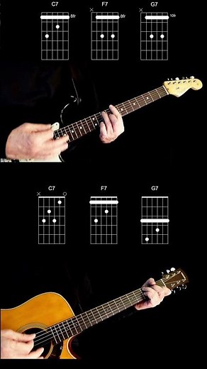 3 Blues Guitar Chords for Beginners (2 Variations Each)