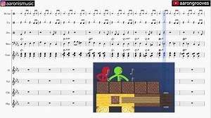 【转载】"Jazzy Note Blocks" Sheet Music (& Piano Jam by Aaron Grooves)