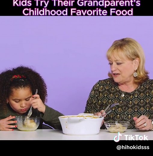 Kids Try Their Grandparent's Childhood Favorite Food #HiHoKids #Food #KidsDescribe #KidsTry #Mailbag