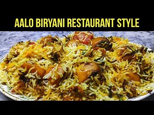 Aloo Biryani Recipe | Aloo Dum Biryani Recipe | Golden Kitchen