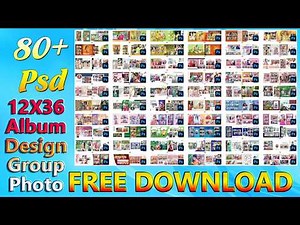 12x36 Wedding Album PSD Free Download 2026 | Latest Wedding Album Design Pack 💯