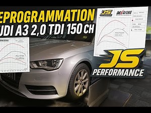 Engine remapping for Audi A3 8V 2L TDI 150hp by JS PERFORMANCE