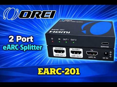 Send TV Audio to TWO Soundbars 🔥 OREI eARC Splitter Review
