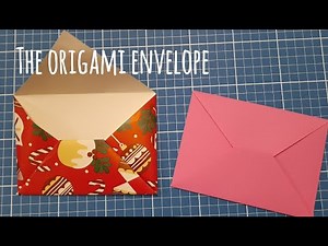 How to Make an Origami Envelope - Easy Paper Folding!