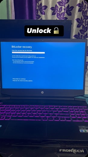 Support Idea on Instagram: "How to Unlock Bitlocker Recovery ✅"