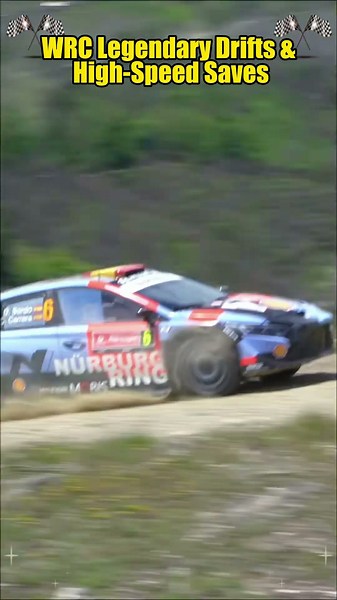 WRC: Legendary Drifts and High-Speed ​​Rescues#wrc #rally #motorsports