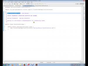 SPRING BATCH TASK SCHEDULER CRON EXPRESSION DEMO