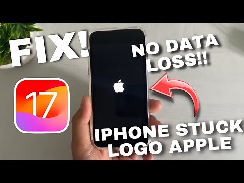 [2024] How to Fix iPhone Stuck on Apple Logo/Loading Screen?- No Data Loss(iOS 16/17)