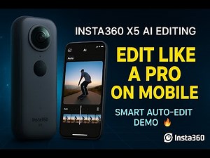 🎬 “Insta360 X5 AI Editing Guide | How to Auto-Edit Videos Like a Pro on Mobile 📱🔥”