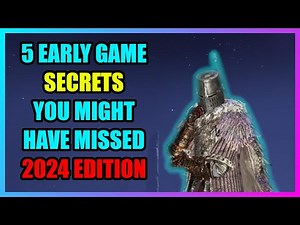5 Early Game Elden Ring Secrets/Hidden Places With Strong Items!