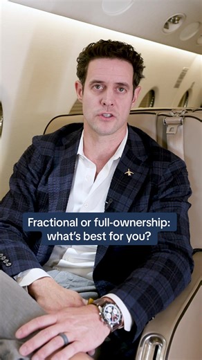 Fractional ownership allows you to pay for a share of an aircraft and its usage on an hourly basis. The key to evaluating value here - reviewing past ownership and operational history. As a general rule, once your flying exceeds roughly 100 hours per year, whole ownership or a dedicated share often becomes more practical than fractional programs. #privatejets #luxurytravel #aircraftsales