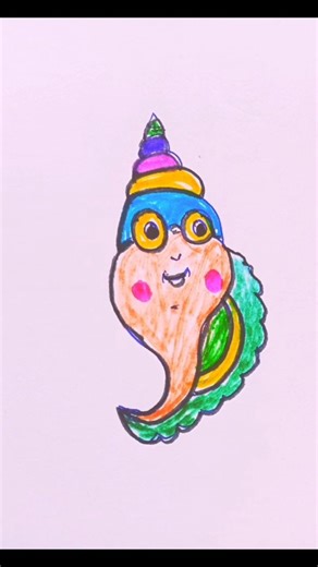 Haw to draw a cute shell, Quick simple and easy drawing shankar #seasnails #seaanimals#turtleart