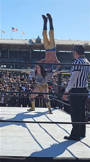 how do you fight a team like this? #intergenderwrestling