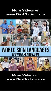 🌍 International Day of Sign Languages! Celebrate the beauty of sign languages from around the world. 🌐 Watch more powerful videos at www.DeafNation.com 💙 #DeafNation #WorldSignLanguages #SignLanguage #Deaf #DeafCommunity #DeafCulture #NoBarriers | DeafNation