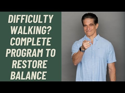 SENIORS: DIFFICULTY WALKING? COMPLETE PROGRAM TO RESTORE YOUR BALANCE
