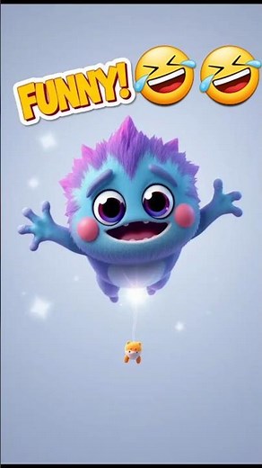 Hungry Monster Eats Magic Candy 🍬😂 | Funny 3D Short Animation