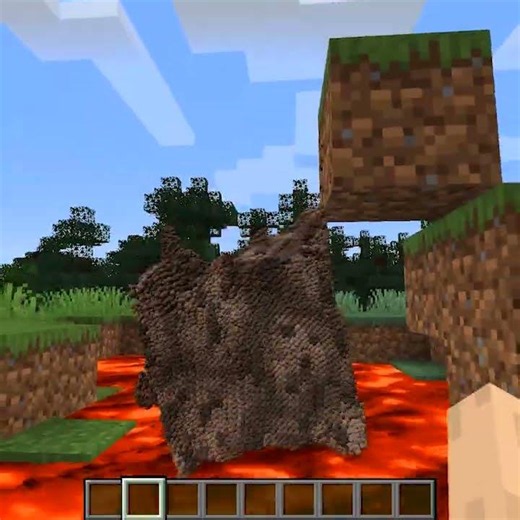 Realistic Soul Sand in LAVA - Minecraft Animation #satisfying #minecraftanimation