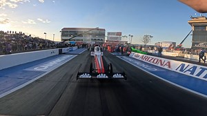 Go on-track with Doug Kalitta and the Mac Tools team for their run of 3.679 at 330.23 mph that sent them straight to the top during Q1 at the #ArizonaNats! Kalitta Motorsports • Wild Horse Pass Motorsports Park | NHRA