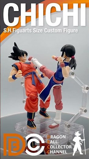 Dragon Ball “CHICHI” S.H.figuarts size custom figure introduction video now available! #shorts