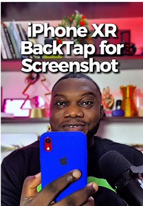 iPhone XR: How to Take a Screenshot Using Back Tap