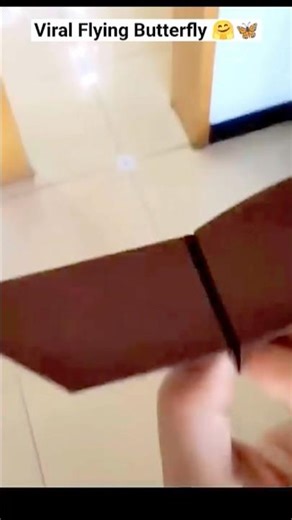 How to make viral butterfly spinner plane #diy #origami #paper
