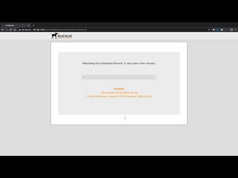 Ruckus Unleashed Online Software Upgrade