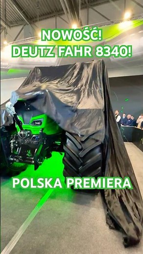 PREMIERE - DEUTZ FAHR 8340 TTV - POLISH PREMIERE #deutzfahr #deutz_fahr #agriculture #tractor #agri
