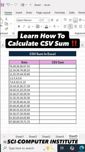 Working with CSV files in Excel? #viral #excel #spreadsheetmagic #exceltips #spreadsheets